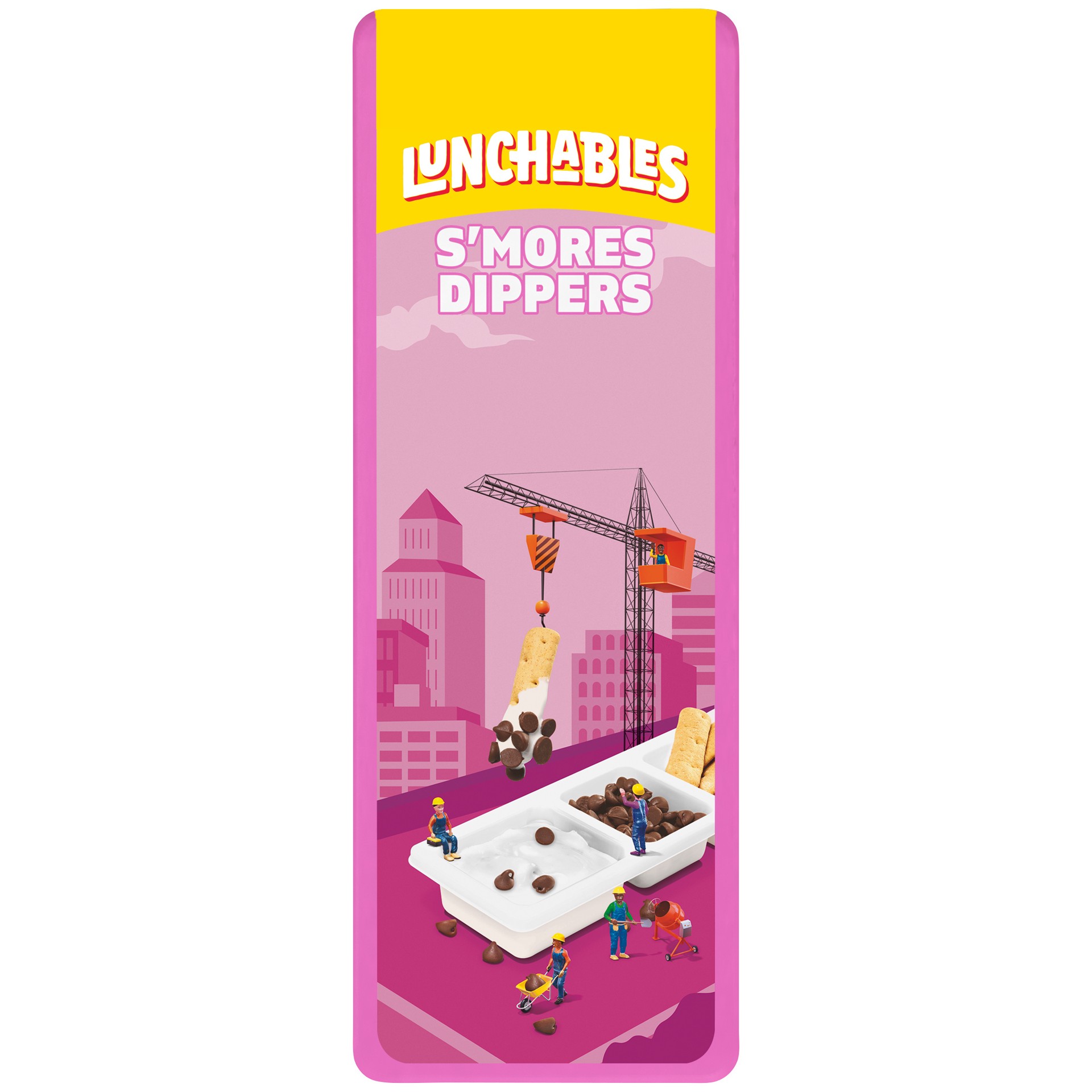 slide 1 of 5, Lunchables S'mores Dippers with Marshmallow Creme, Milk Chocolate Chips and Honey Graham Sticks, 2.3 oz Tray, 2.3 oz