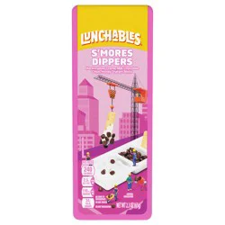 Lunchables S''mores Dippers with Marshmallow Creme, Milk Chocolate Chips and Honey Graham Sticks, 2.3 oz Tray
