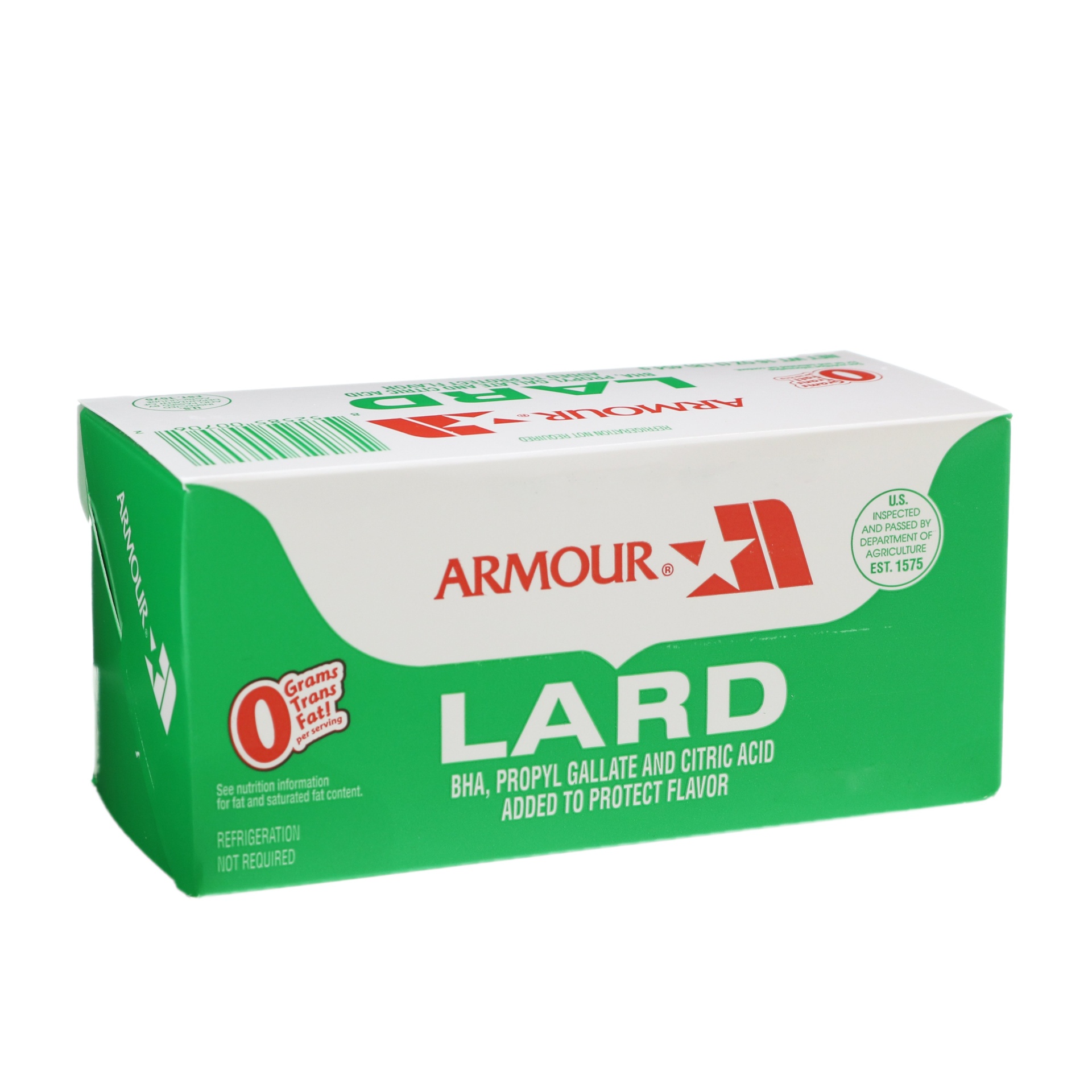 slide 1 of 1, Armour Lard Carton, 3 lb