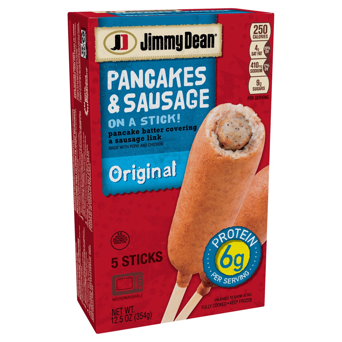 slide 2 of 8, Jimmy Dean Pancake & Sausage on a Stick!, Original, 12.5 oz