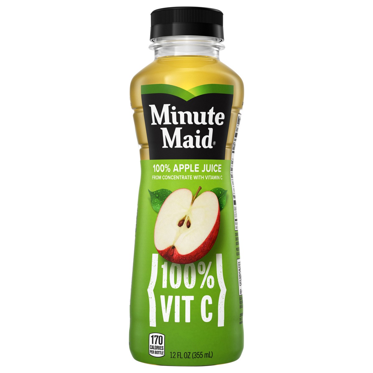 slide 1 of 6, Minute Maid Apple Juice with vitamin C, Fruit Juice Drink, 12 fl oz, 15.2 fl oz
