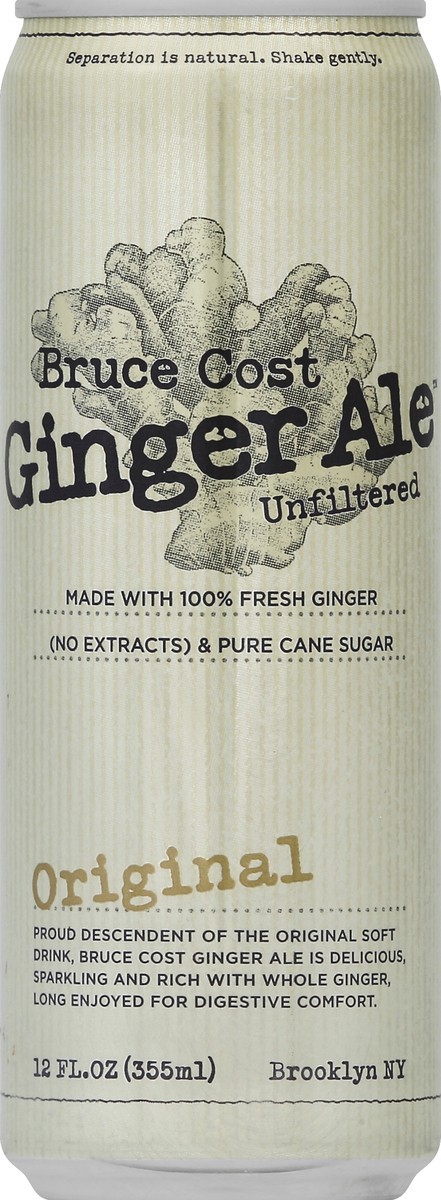 slide 1 of 5, Bruce Cost Ginger Ale 12 oz, 12 oz