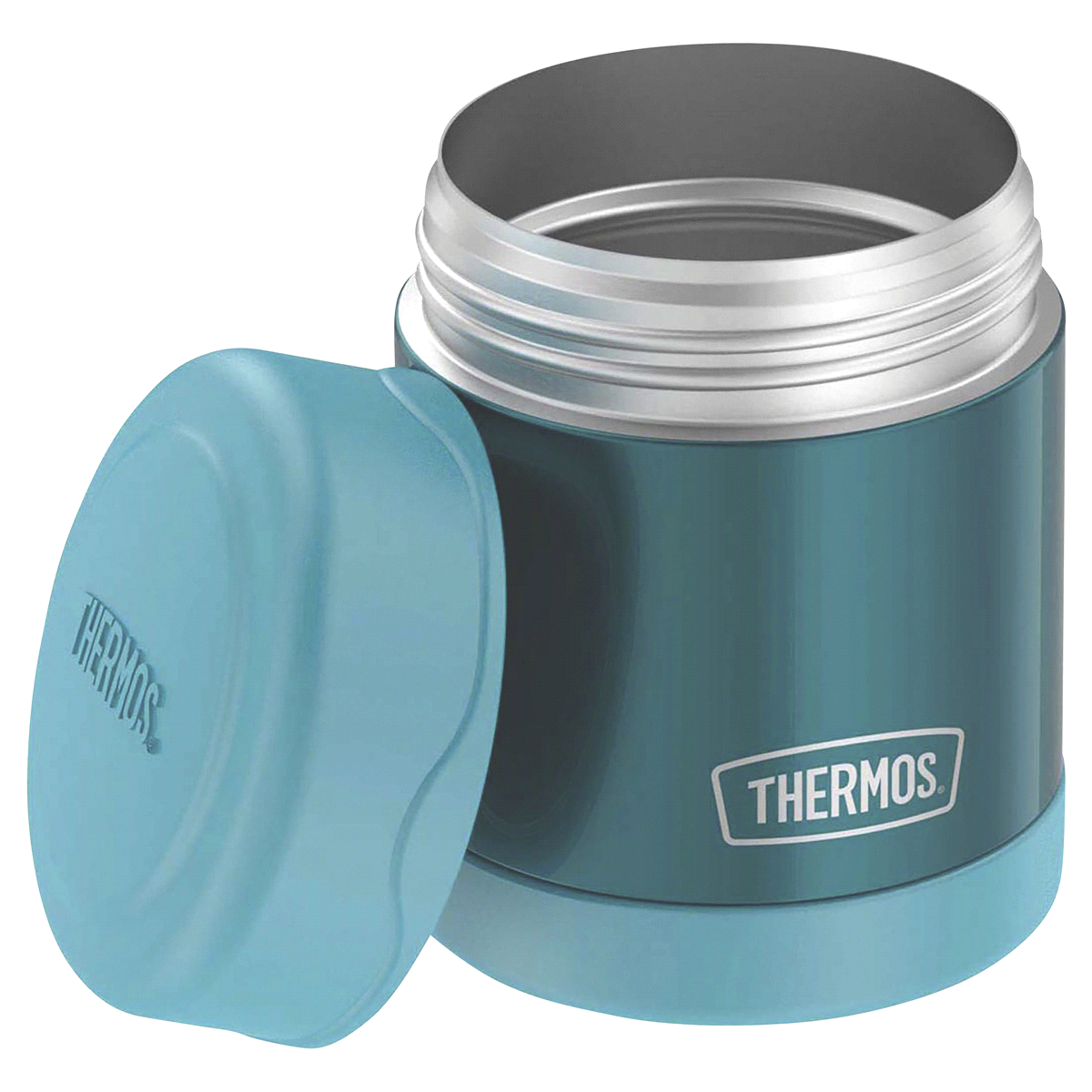 slide 1 of 1, Thermos Funtainer Food Jar Teal, 10 oz