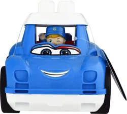 Mega Bloks First Builder Peter Police Car 1 ea