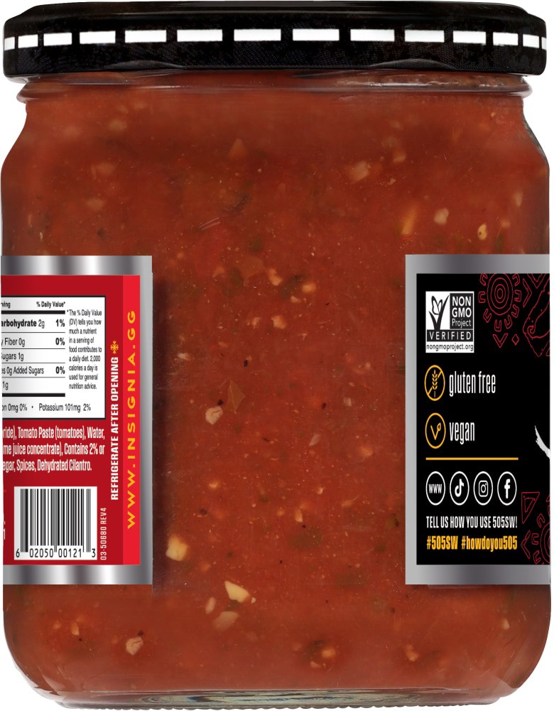 slide 5 of 5, 505 Southwestern Roadhouse Texas Style Medium Salsa, 15 oz