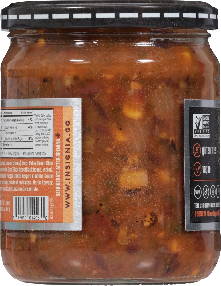 slide 2 of 4, 505 Southwestern Medium Fire Roasted Corn & Black Bean Salsa 15 oz, 15 oz