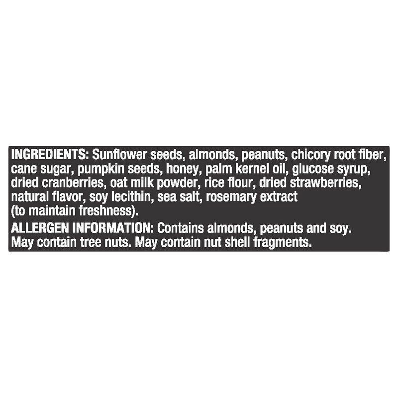 slide 2 of 3, KIND Seeds Fruit & Nuts Snack Bar, Strawberry Sunflower Seed | 5g Protein, High Fiber, Gluten Free Bars, 1.4 OZ, 1 Count, 1 ct