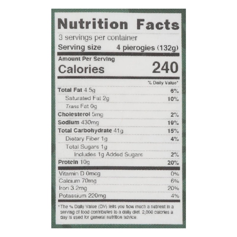 slide 5 of 5, Gosia's Pierogies Potato Cheese & Jalapeno Pierogies 12 Each, 12 ct