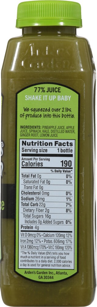 slide 2 of 4, Arden's Garden Vegetable Juice- 15.2 oz, 15.2 oz