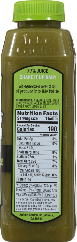 slide 2 of 4, Arden's Garden Vegetable Juice- 15.2 oz, 15.2 oz