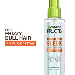 Garnier Fructis Diamond Sleek Shine Spray for Frizzy Dry Hair, 4.6 fl oz