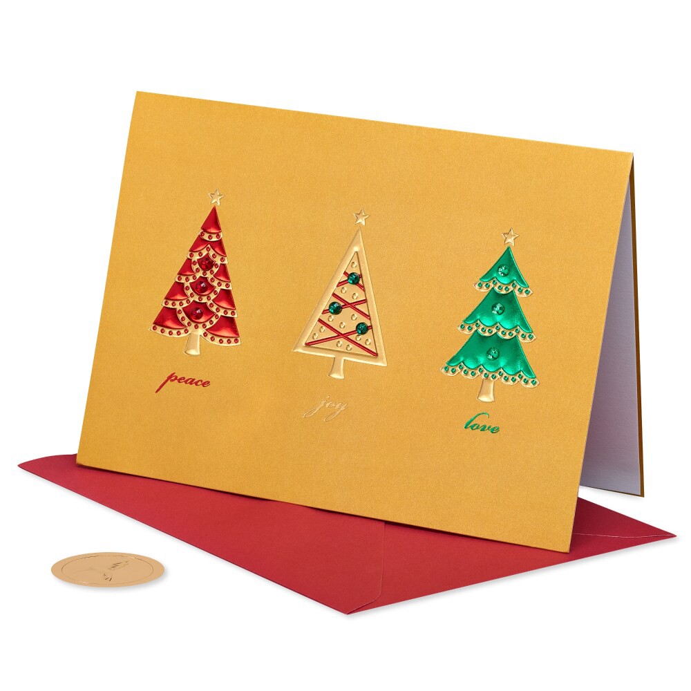 slide 2 of 5, Papyrus Tree Trip Christmas Card - PAPYRUS, 1 ct