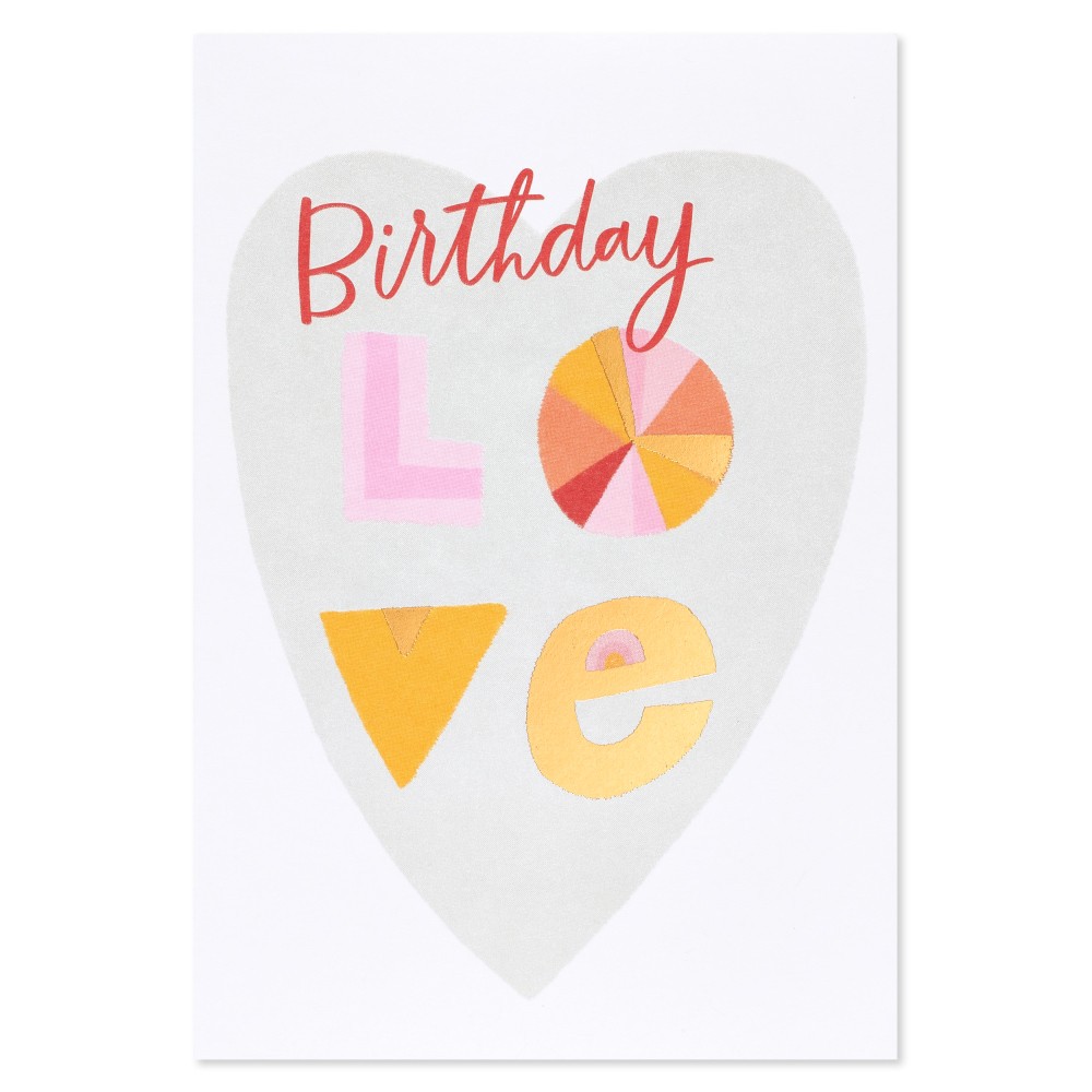 slide 5 of 5, American Greetings Birthday Love Greeting Card 1 ea, 1 ct