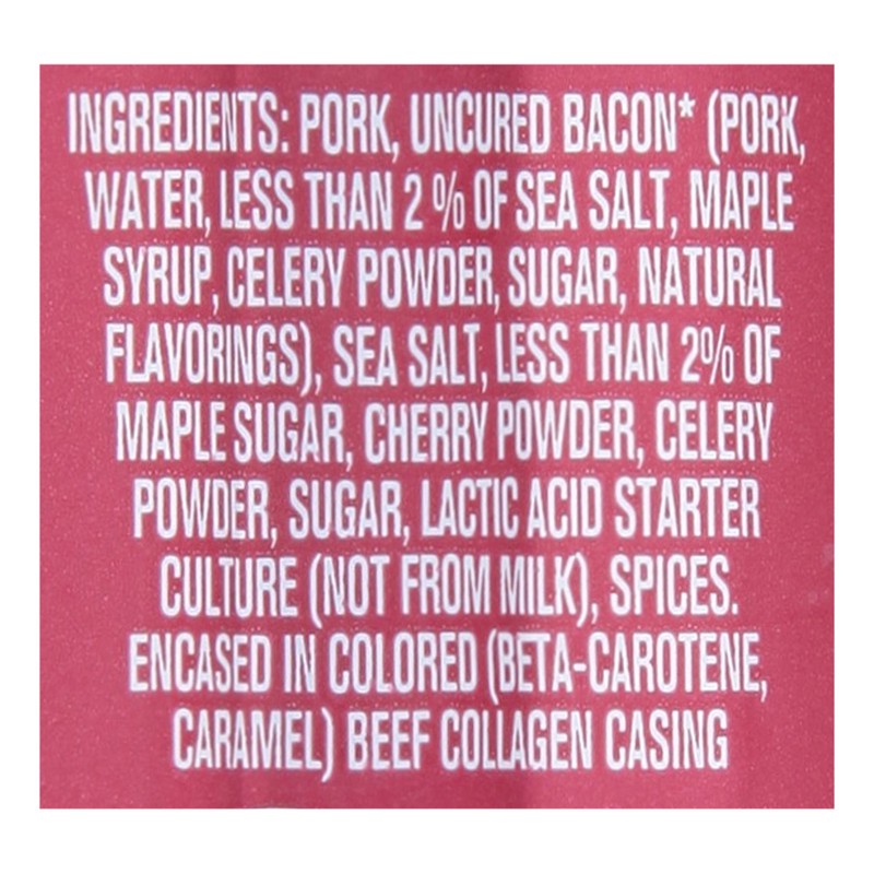 slide 5 of 5, Vermont Smoke & Cure Uncured Bacon Hickory Smoked Pork Stick 1.0 oz, 1 oz