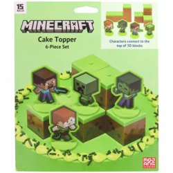 DecoPac Minecraft Cake Topper Set