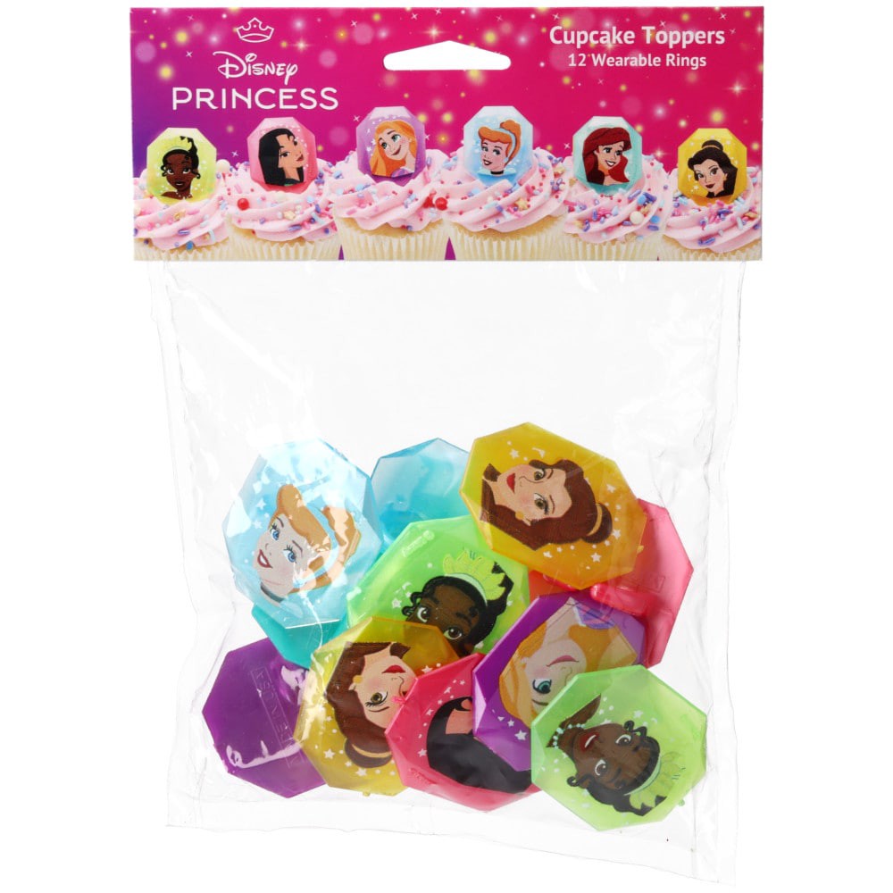 slide 1 of 1, DecoPac Disney Princess Cupcake Toppers, 12 ct