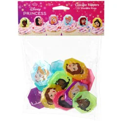 DecoPac Disney Princess Cupcake Toppers, 12 pk