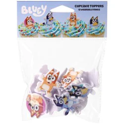 DecoPac Bluey Cupcake Toppers, 12 pk