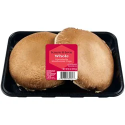 know & love Portabella Mushroom Caps 8 Ounces