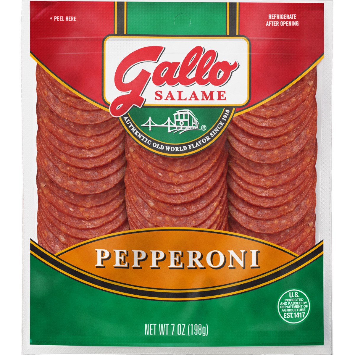 slide 1 of 8, Gallo Salame Gallo Pepperoni - 7oz, 7 oz