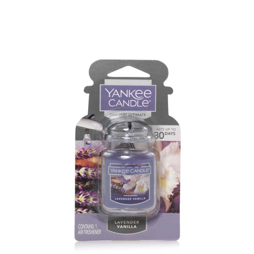 slide 2 of 2, Yankee Candle Ultimate Car Jar Lavender Vanilla Air Freshener, 1 ct
