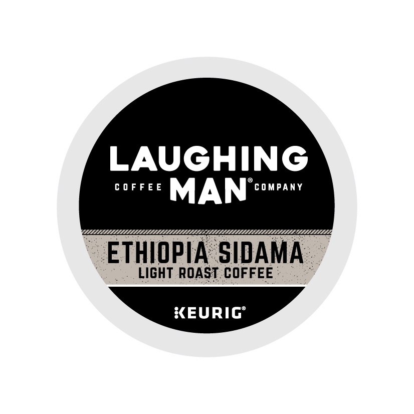 slide 2 of 3, Laughing Man Ethiopia Sidama K-Cup Pods, 10 ct