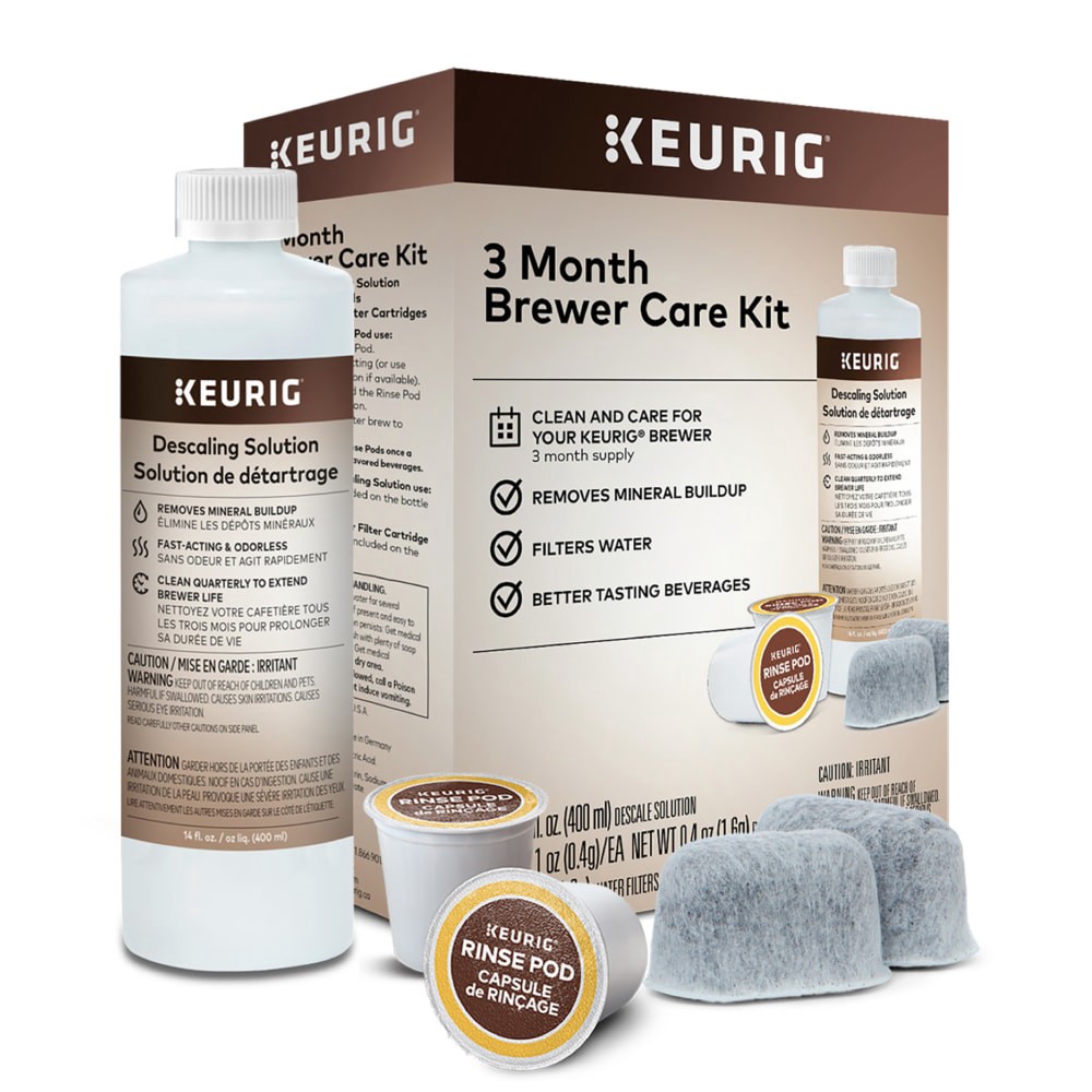 slide 3 of 5, Keurig 3-Month Brewer Maintenance Kit, 1 ct