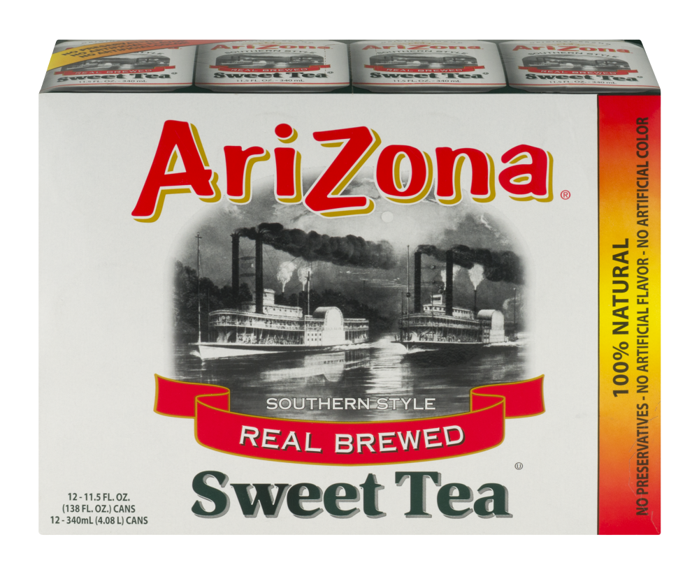 slide 2 of 3, AriZona Sweet Tea - 12 ct; 11.5 fl oz, 12 ct; 11.5 fl oz