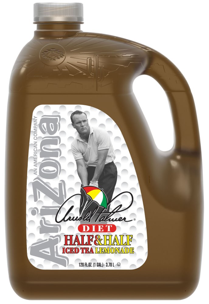 slide 3 of 3, AriZona Arnold Palmer Zero Half Iced Tea & Half Lemonade - 128 oz, 128 oz