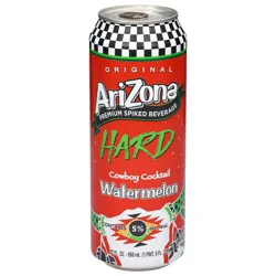 AriZona Original Premium Spiked Beverage Cowboy Cocktail Hard Watermelon Malt Beverage 22 fl oz