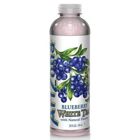slide 1 of 1, Arizona Blueberry White Tea 22-Oz, 22 oz