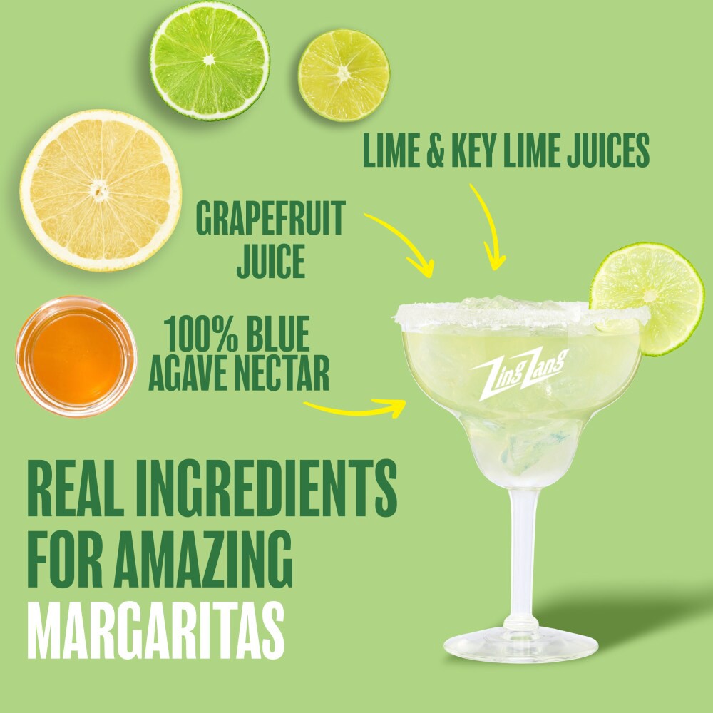 slide 2 of 6, Zing Zang Amazing Classic Margarita Mix, Non-Alcoholic Cocktail Mixer, 32 Fl Oz Bottle, 32 oz
