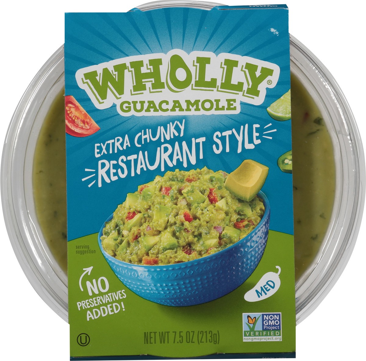 slide 10 of 13, Wholly Extra Chunky Restaurant Style Guacamole 7.5 oz, 7.5 oz