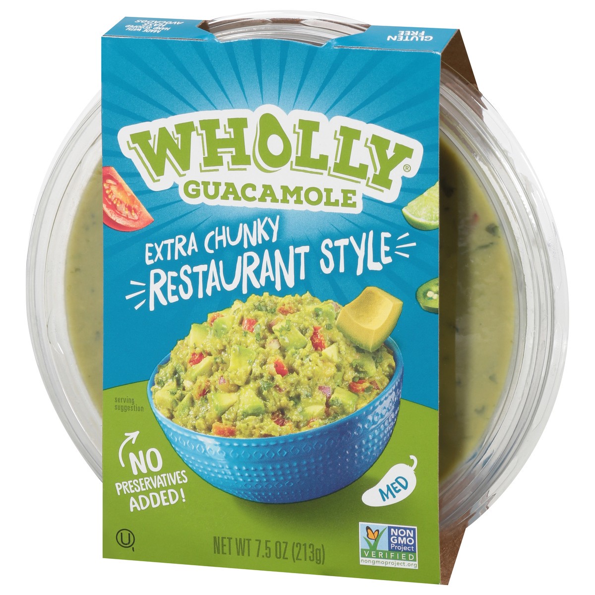 slide 4 of 13, Wholly Extra Chunky Restaurant Style Guacamole 7.5 oz, 7.5 oz