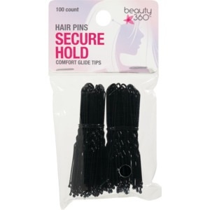 slide 1 of 1, Beauty 360 Secure Hold Hair Pins, 100 ct