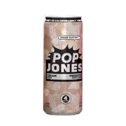 Pop Jones Cream Prebiotic Craft Soda, 12 fl oz