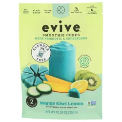 Evive Smoothie Mango Kiwi Lemon Smoothie Cubes
