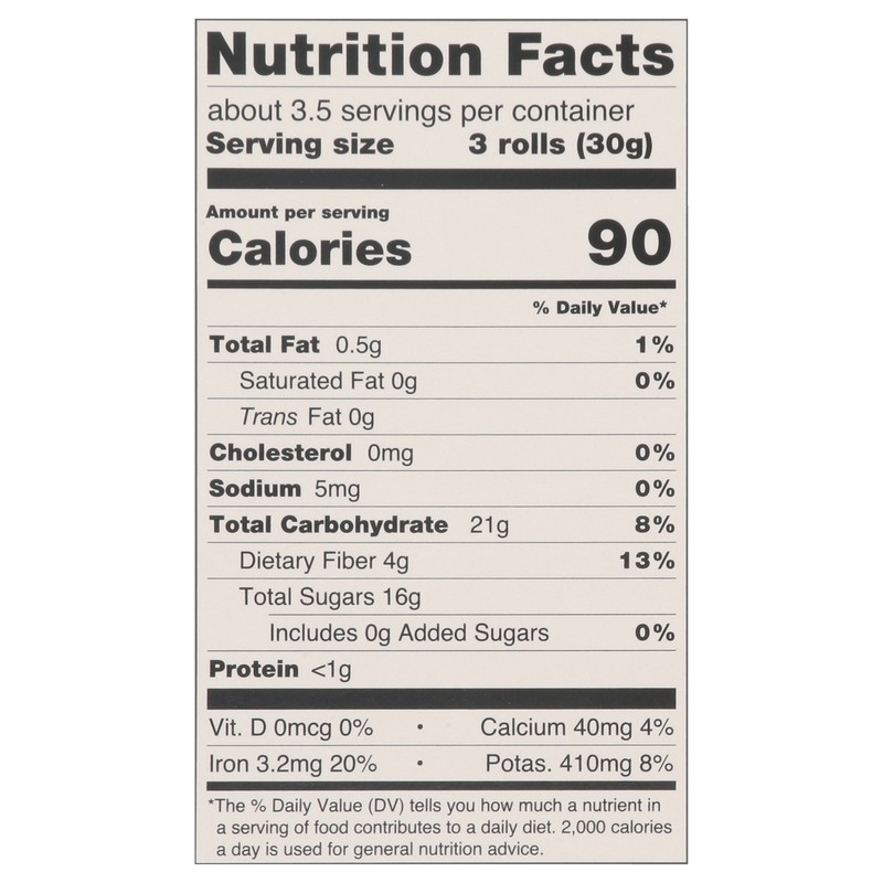 slide 3 of 5, Bob Snail Apple-Strawberry Fruit Roll 10 - 0.35 oz Rolls, 1 ct