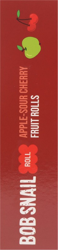 slide 2 of 5, Bob Snail Apple Sour Cherry Fruit Roll 10 - 0.35 oz Rolls, 10 ct