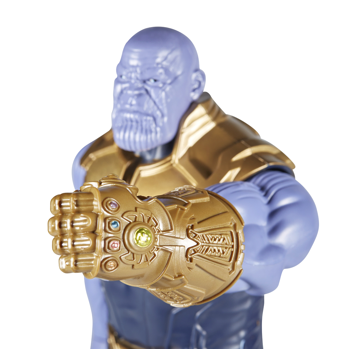 slide 2 of 16, Marvel Infinity War Titan Hero Series Thanos with Titan Hero Power FX Port, 12 in