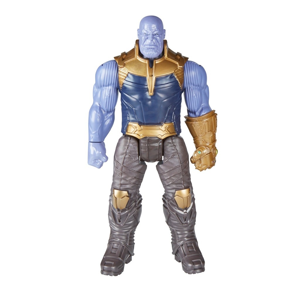 slide 10 of 16, Marvel Infinity War Titan Hero Series Thanos with Titan Hero Power FX Port, 12 in