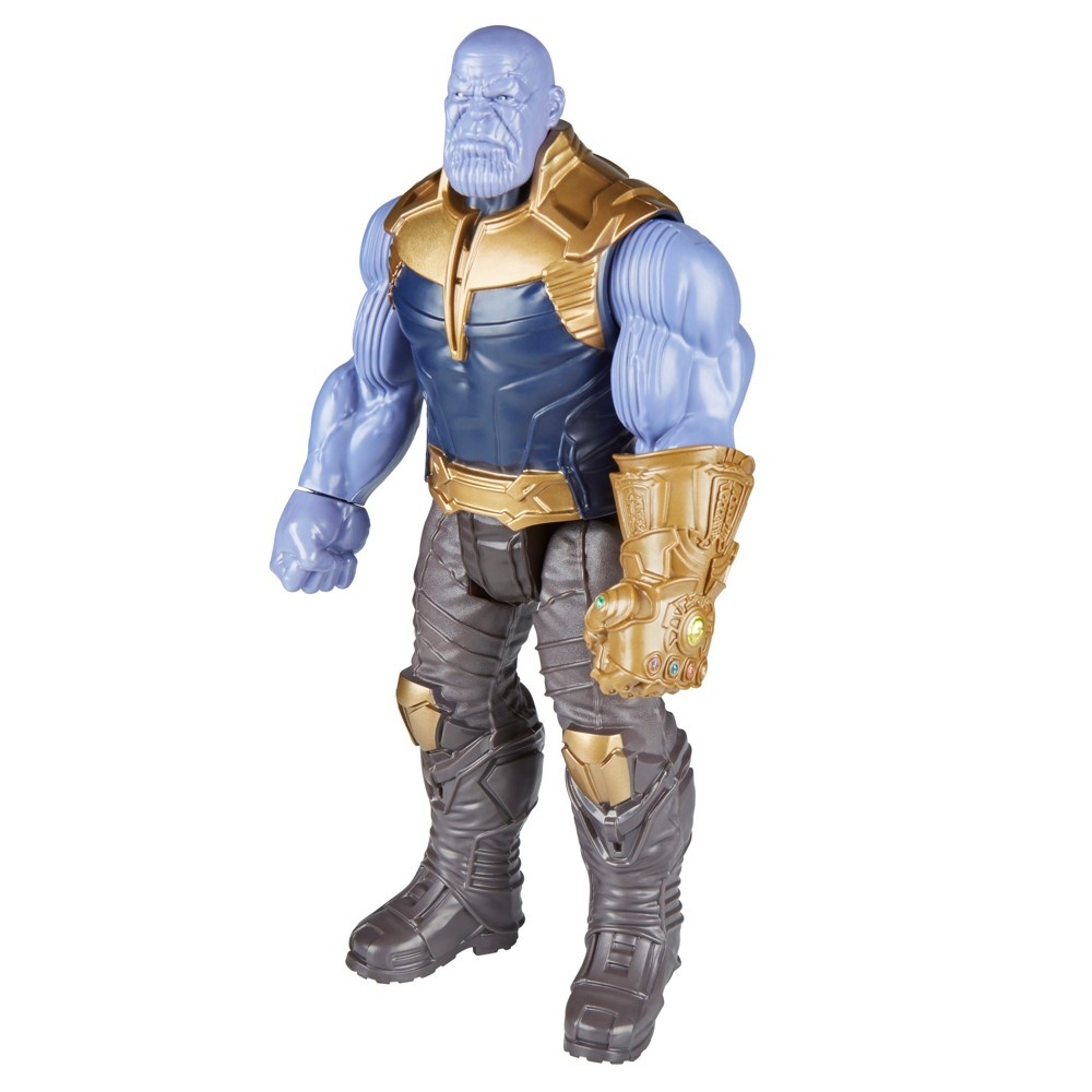 slide 4 of 16, Marvel Infinity War Titan Hero Series Thanos with Titan Hero Power FX Port, 12 in