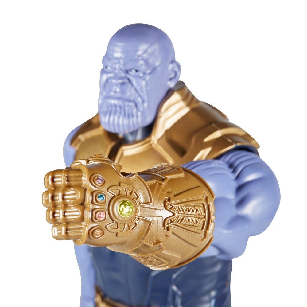 slide 5 of 16, Marvel Infinity War Titan Hero Series Thanos with Titan Hero Power FX Port, 12 in