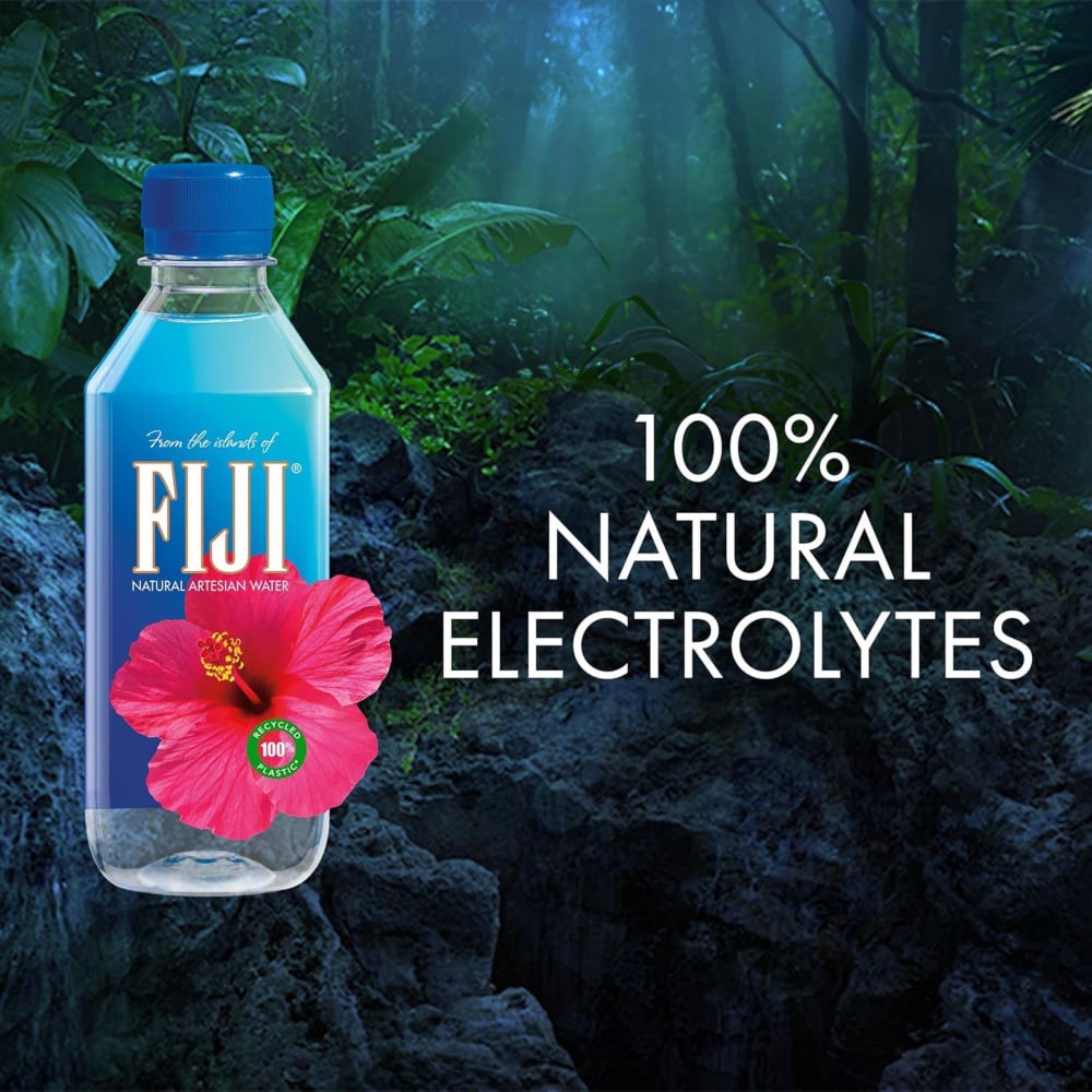 slide 6 of 6, Fiji Natural Artesian Bottled Water, 330mL / 11.15 Fl Oz (Pack of 6), 6 ct