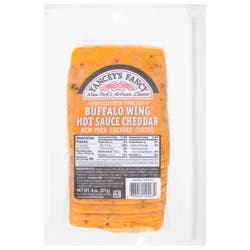 Yancey's Fancy Cheese, New York Cheddar, Buffalo Wing Hot Sauce Cheddar