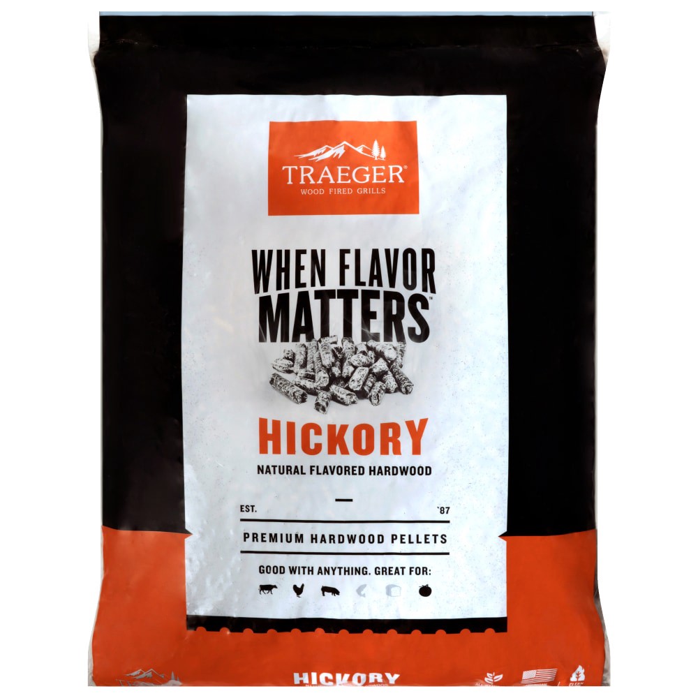 slide 2 of 2, Traeger Hickory Wood Pellets, 18 lb