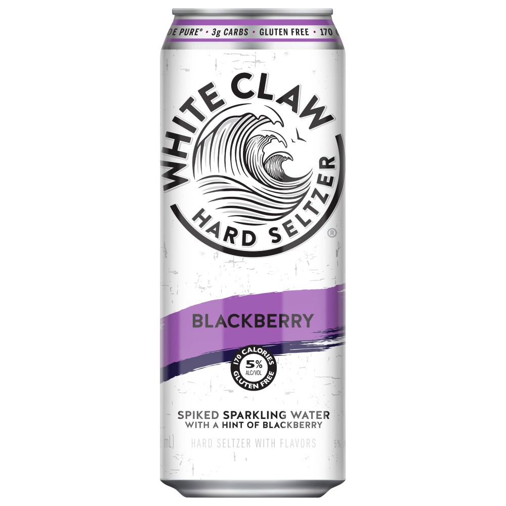 slide 3 of 4, White Claw Blackberry 19.2oz, 19 fl oz