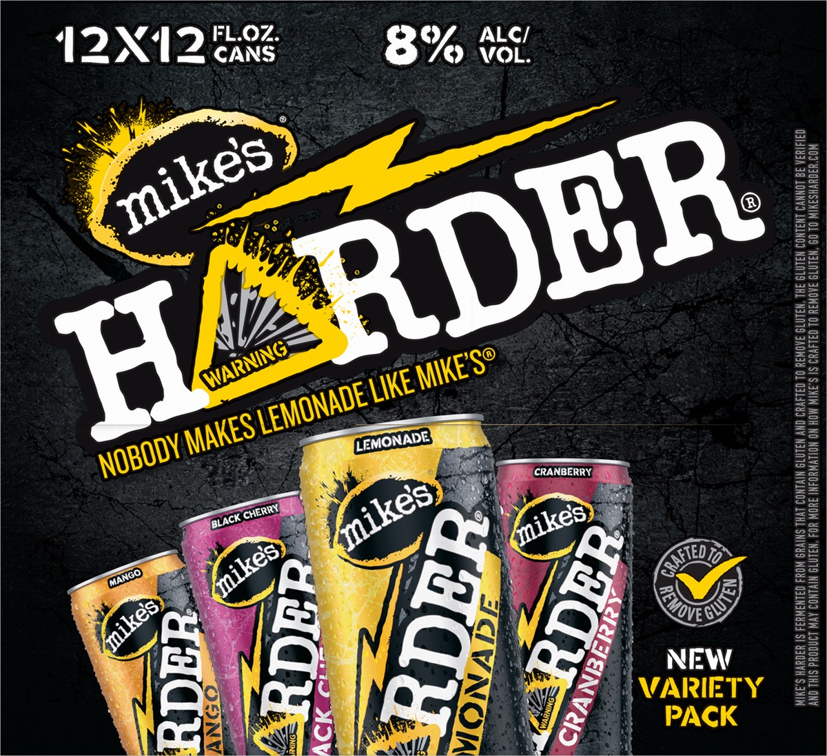 slide 7 of 10, Mike's HARDER Variety Pack - 12 ct, 12 ct; 12 oz