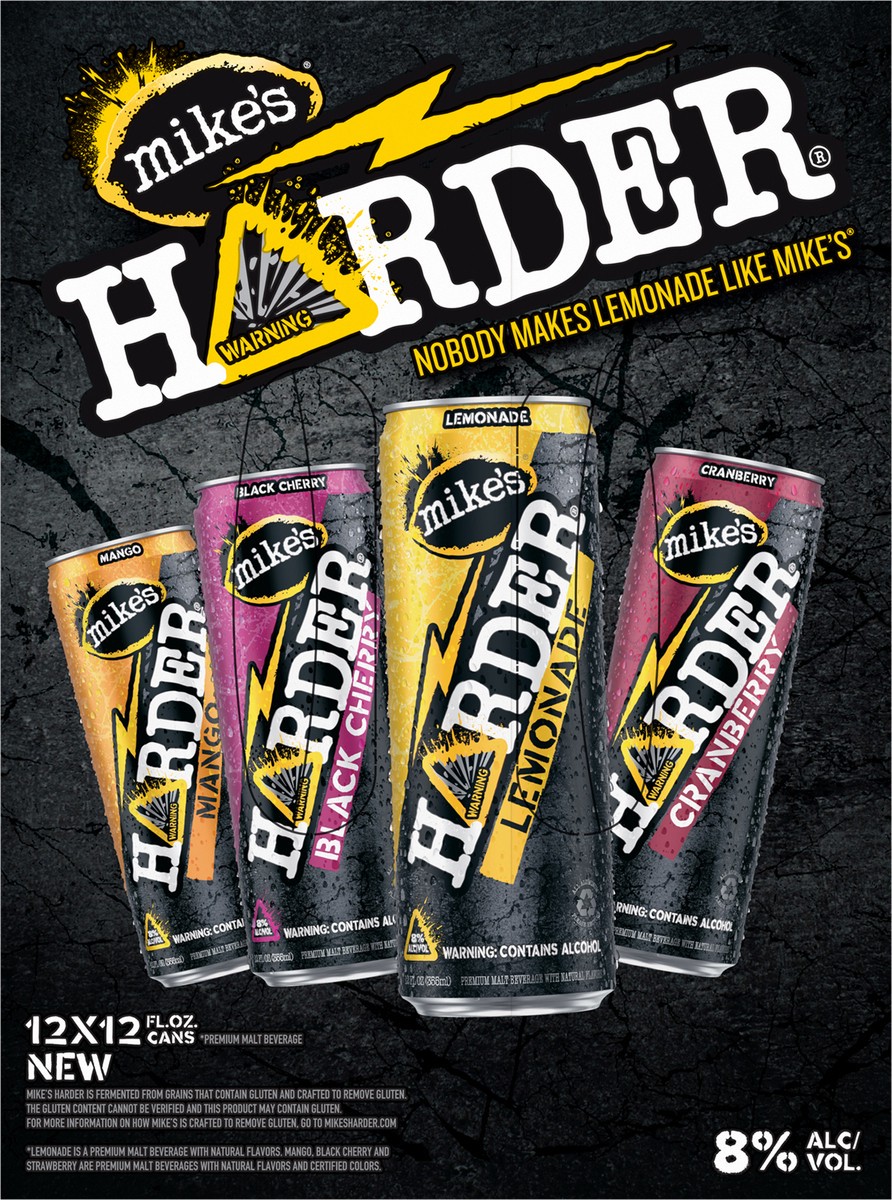 slide 8 of 10, Mike's HARDER Variety Pack - 12 ct, 12 ct; 12 oz