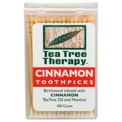 Tea Tree Therapy Cinnamon Toothpicks